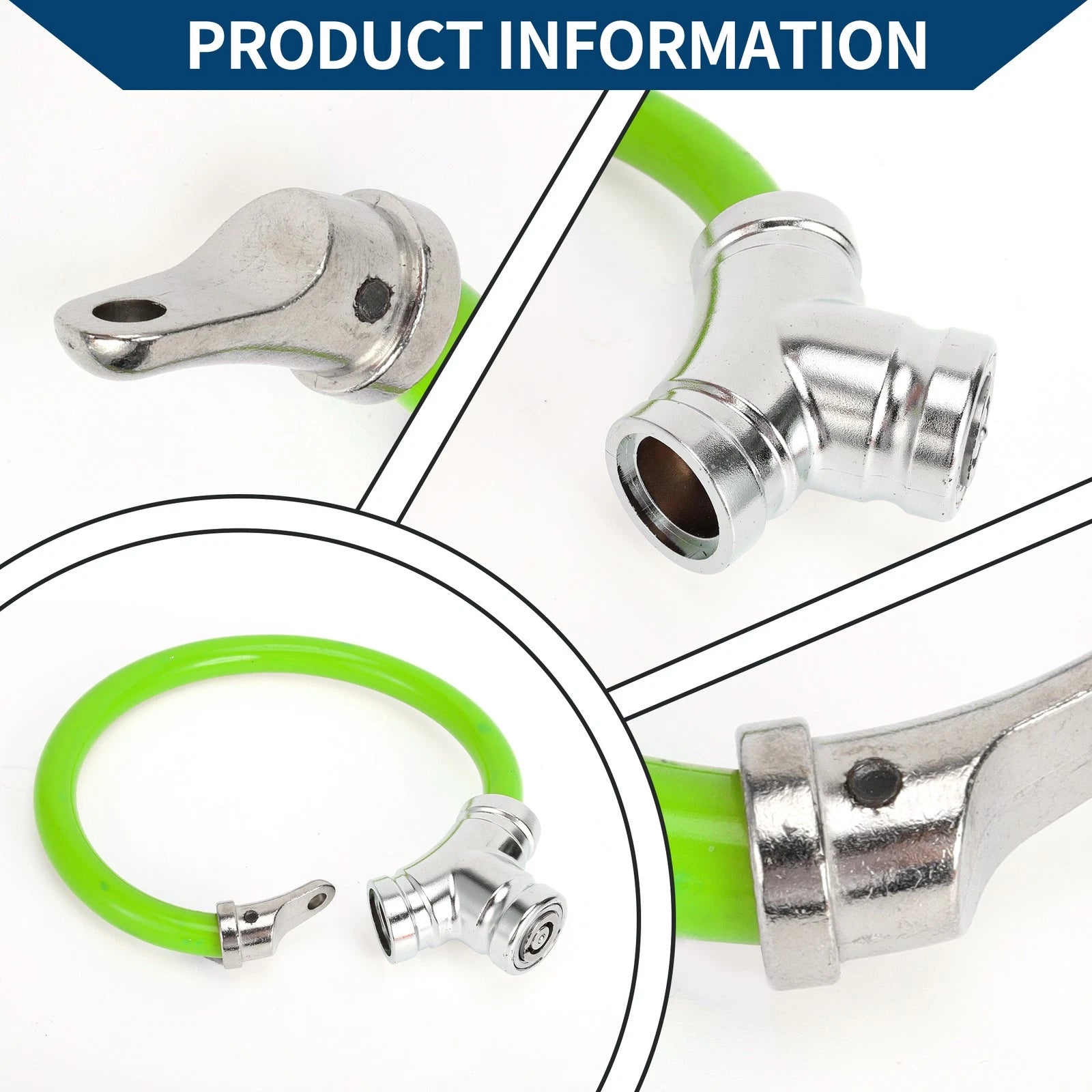 Bicycle Lock Portable Ring Cable Anti-Theft Lock for All Bikes (Universal)