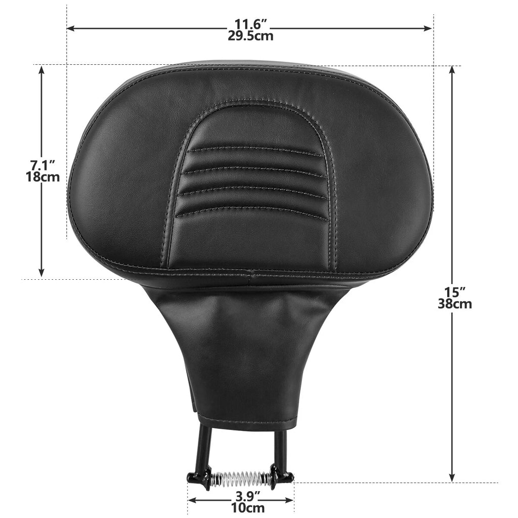 Driver Comfort Stitch Rider Backrest for Harley Electra Glide (2009–2025)