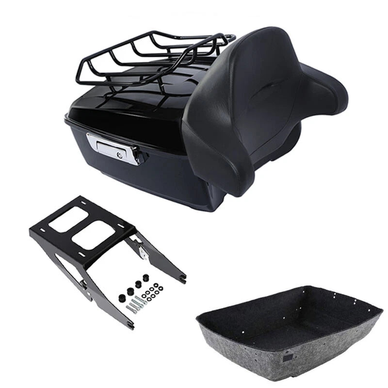 Trunk Backrest Top Rack Mount for Harley Sport Glide FLSB (2018–2021)