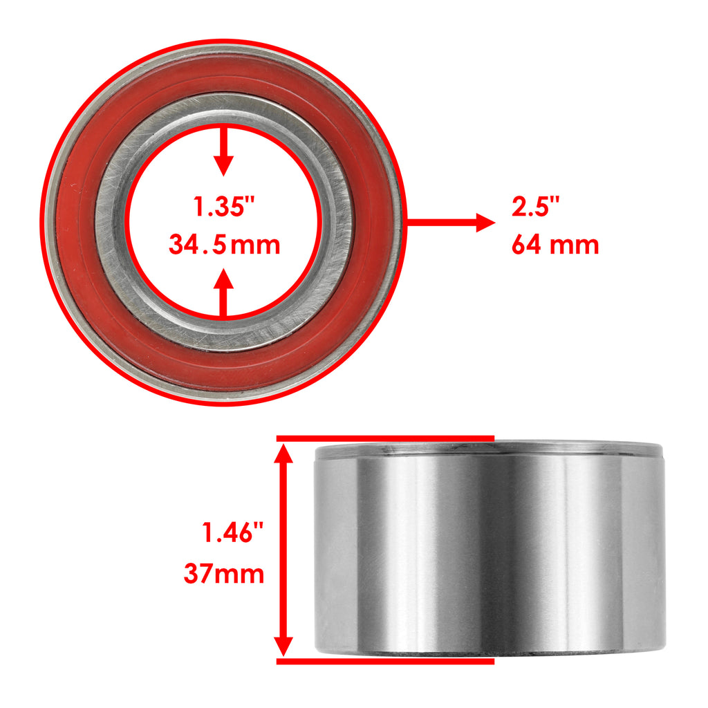 Double Row Ball Bearings Rubber Sealed for Scania (2009–2019)
