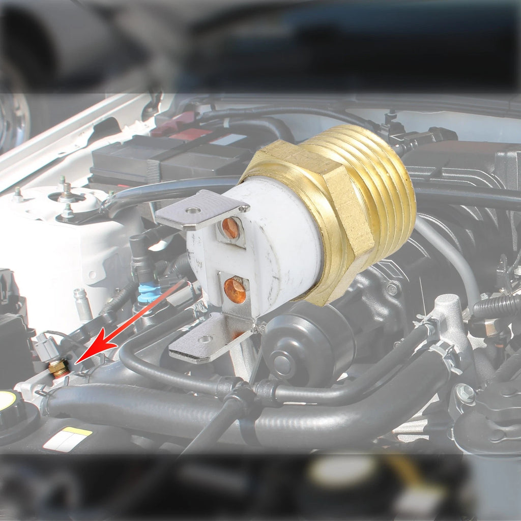 Radiator Sensor Switch for Car (195-210 Degrees On, 175 Degrees Off)