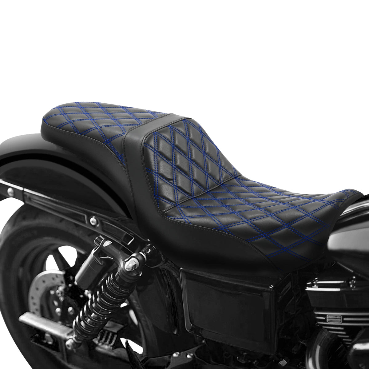 Driver Passenger Seat for Harley Dyna Switchback Wide Glide Street Bob (2006–2017)