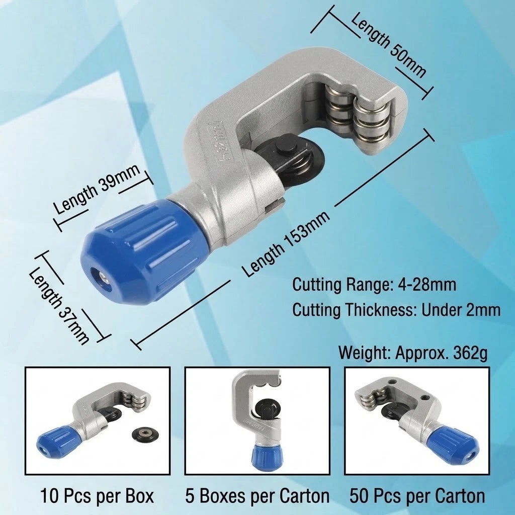 Ergonomic Handheld Pipe Trimmer for Accurate Cable Stripping (4mm-28mm)