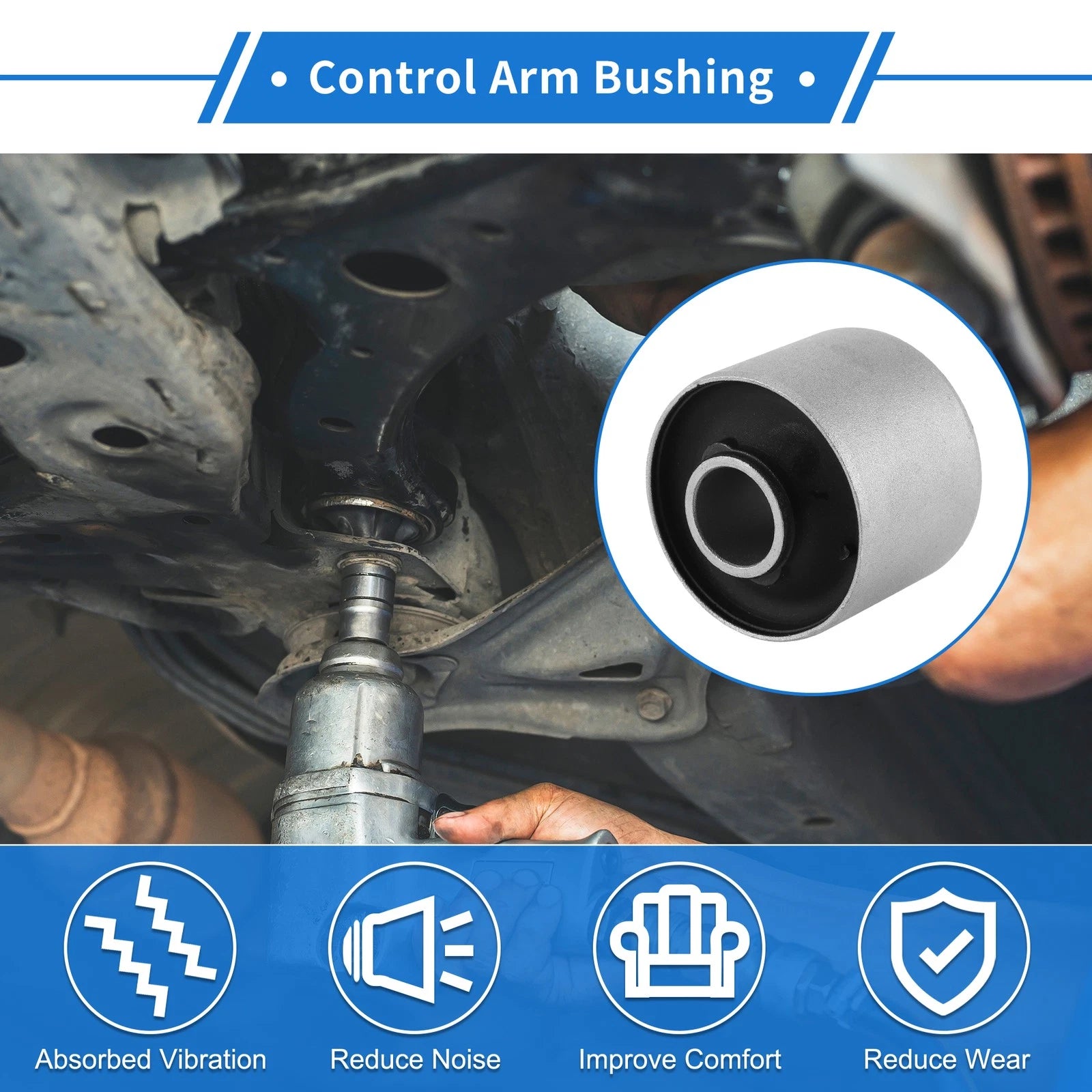Rear Right Control Arm Suspension Bushing Replacement for Subaru Forester (2010–2019)