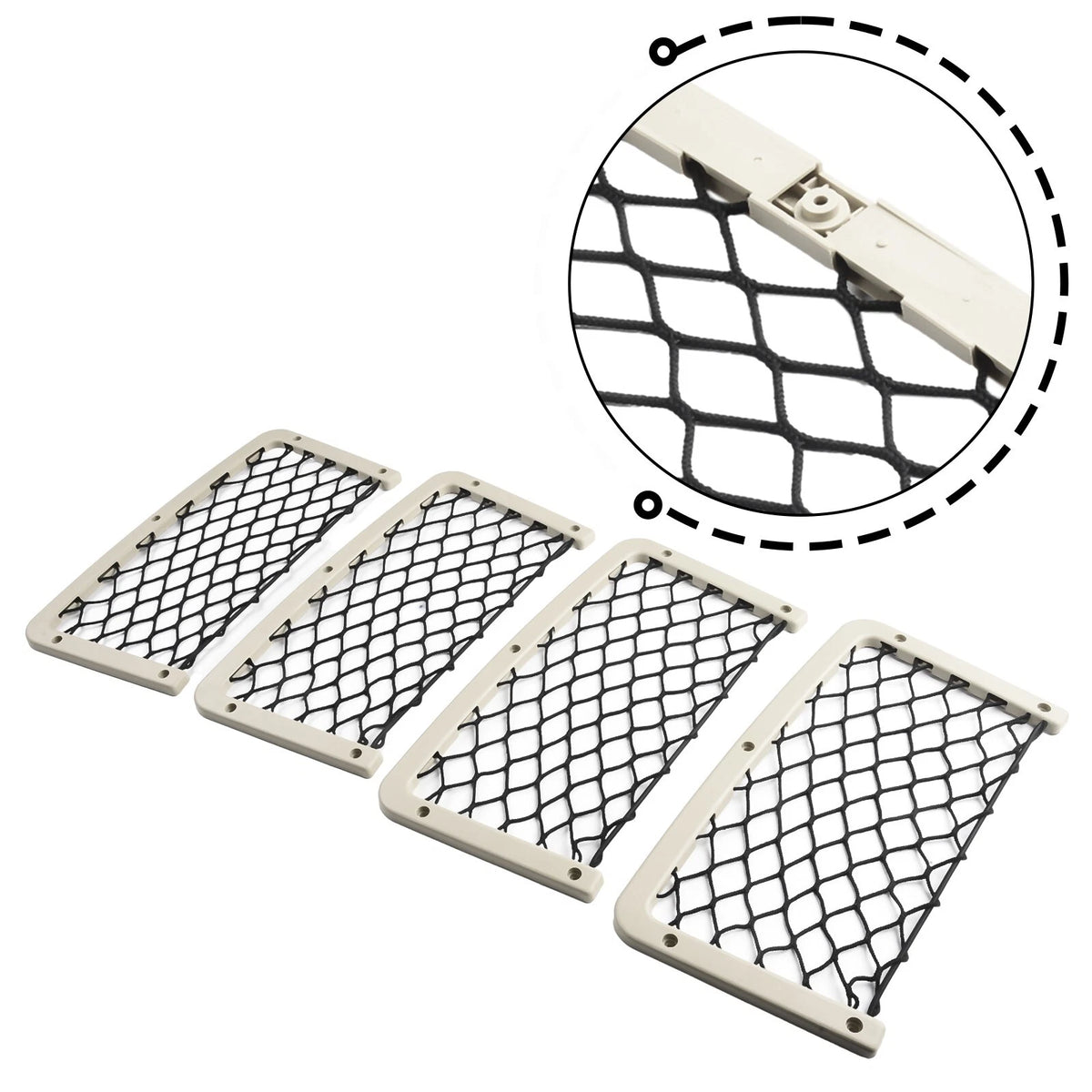 Car Back Storage Elastic Mesh Net Bag for Universal Fit