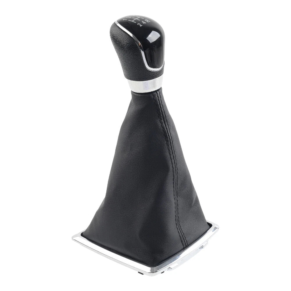 1x 5 Speed Shift Gear Knob with Leather Boot for Ford Focus MK2 (2005–2012)