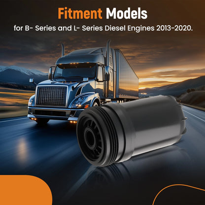 12 Pack Diesel Fuel Filter for B-Series L-Series (2013–2020) FF63004 FF63008