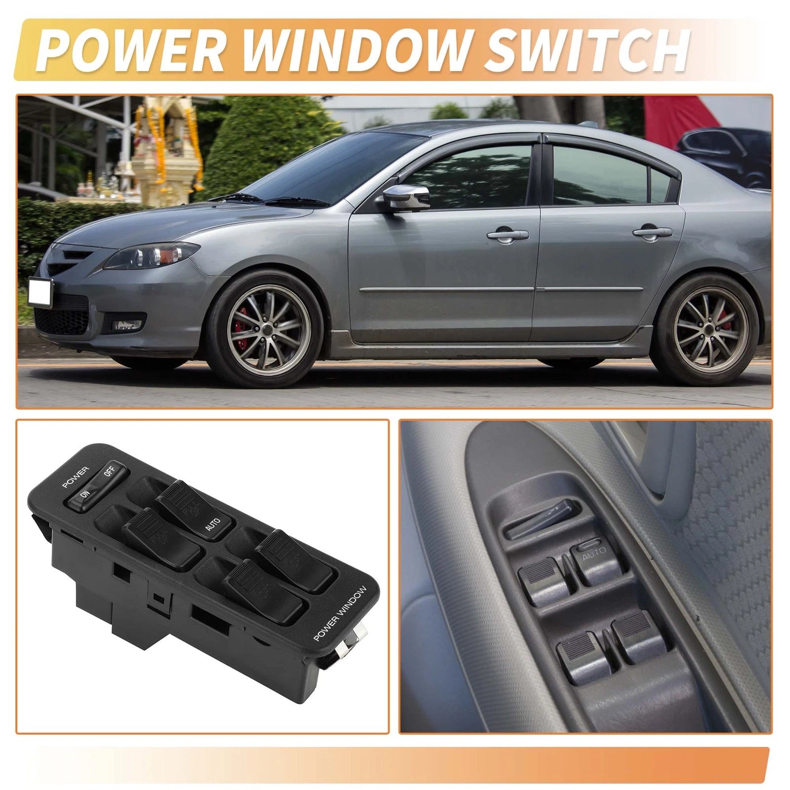 Power Window Switch for Mazda 323 BH (1993–1998)