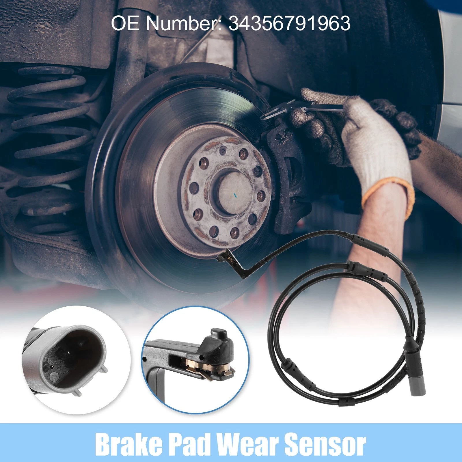 Brake Pad Wear Sensor Front Disc for BMW 3 Series (2014–2020)