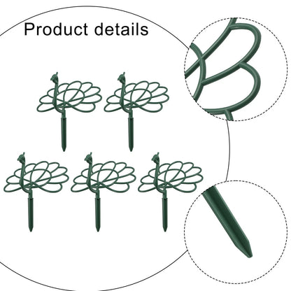 5 Pieces Sunflower Supports for Balcony Plants