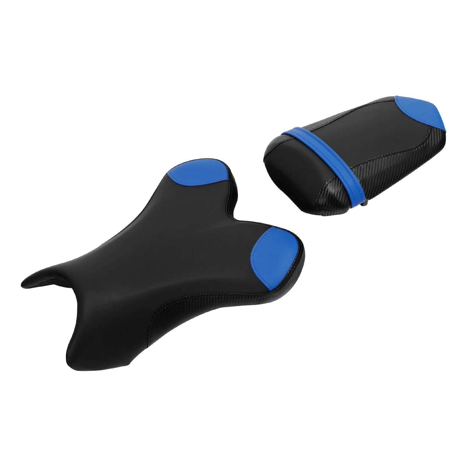 Driver & Passenger Seats for Yamaha YZF R1 (2004–2006) Black/Blue