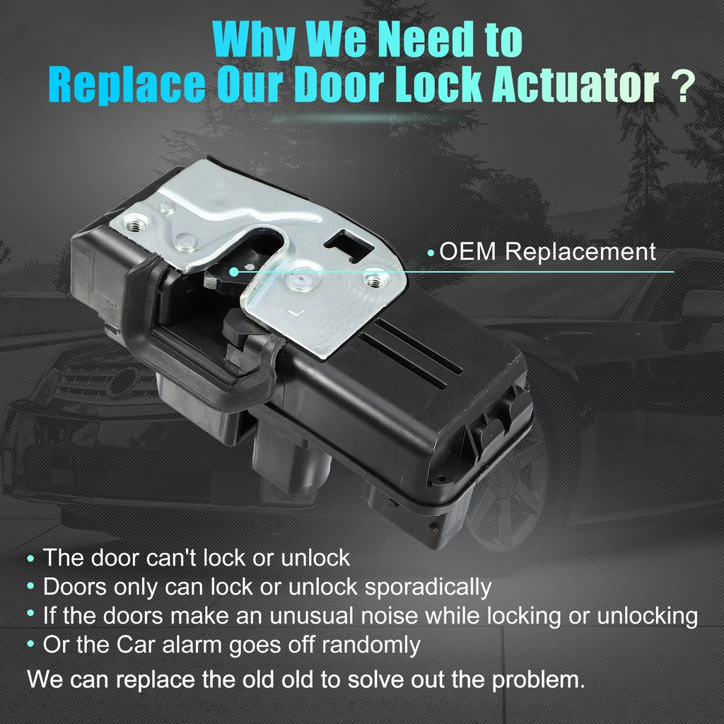 Front Left Power Door Lock Actuator Motor for Chevrolet Corvette (2005–2013)