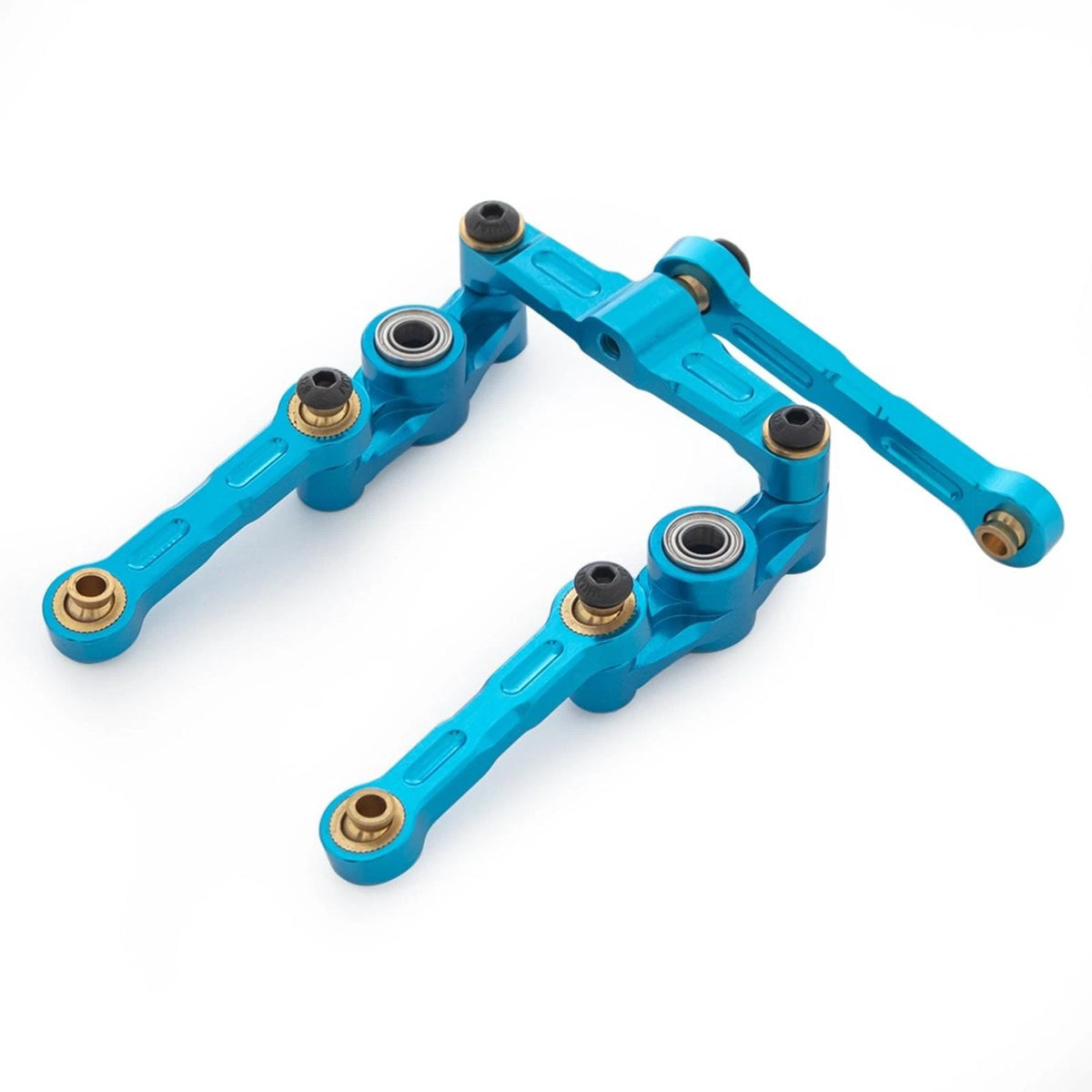 Aluminum Ball Bearing Crank Steering Set for Tamiya TT-02 (2015–2023)