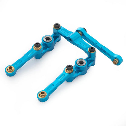 Aluminum Ball Bearing Crank Steering Set for Tamiya TT-02 (2015–2023)