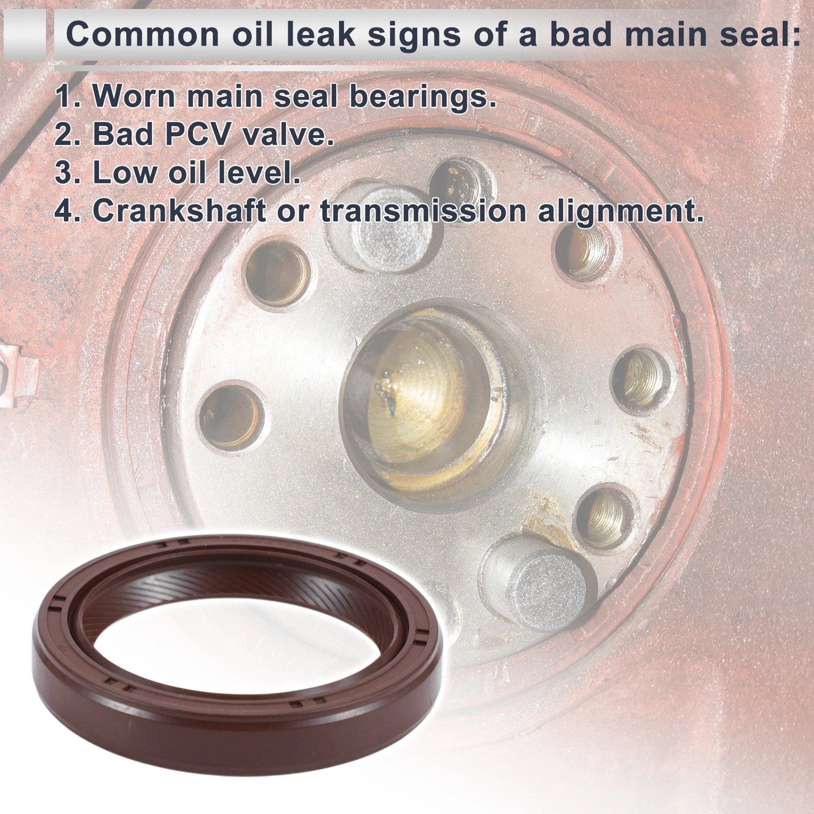Front Crankshaft Oil Seal Replacement for Hyundai Elantra (2000–2011)