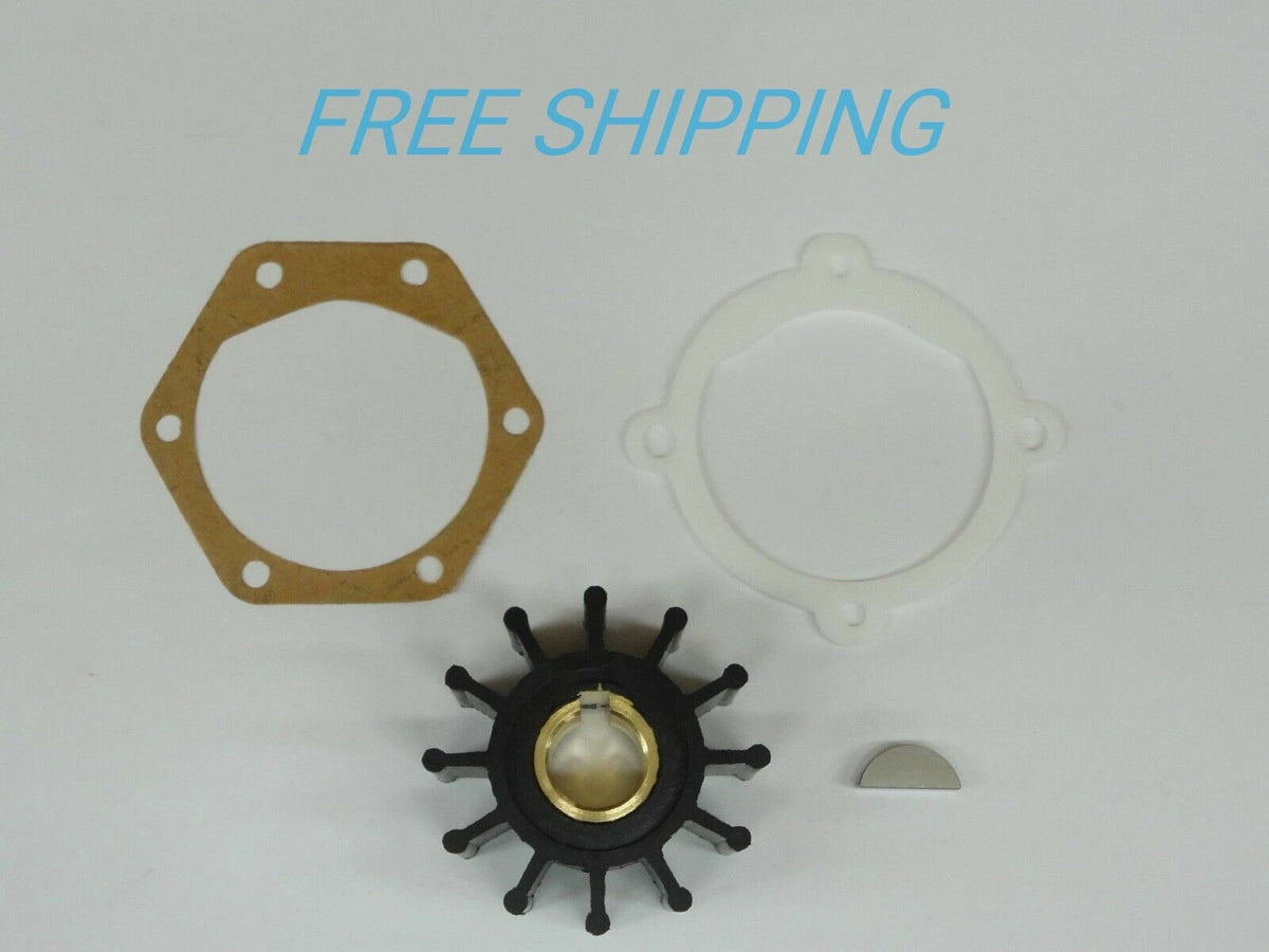 Impeller Kit for Repl Johnson (09-801B) Jabsco 4568-0001 Sierra 18-3075 Volvo 875575