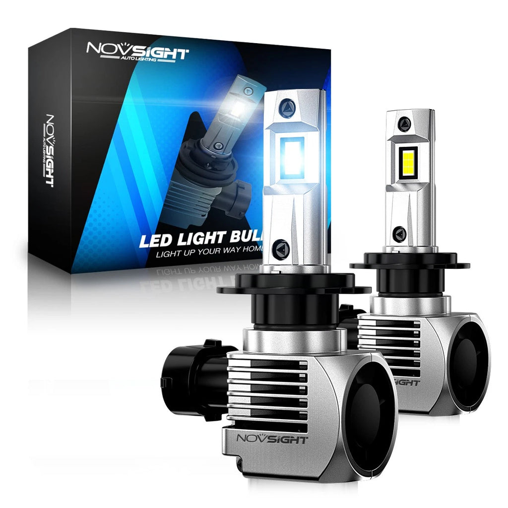 2X H7 LED Headlight Bulb Conversion Kit for NOVSIGHT (20000LM, 6500K)