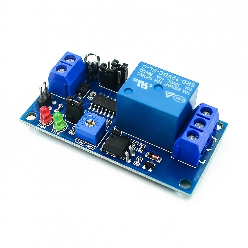 12V DC Delay Adjustable Timer Relay Module for Universal Applications