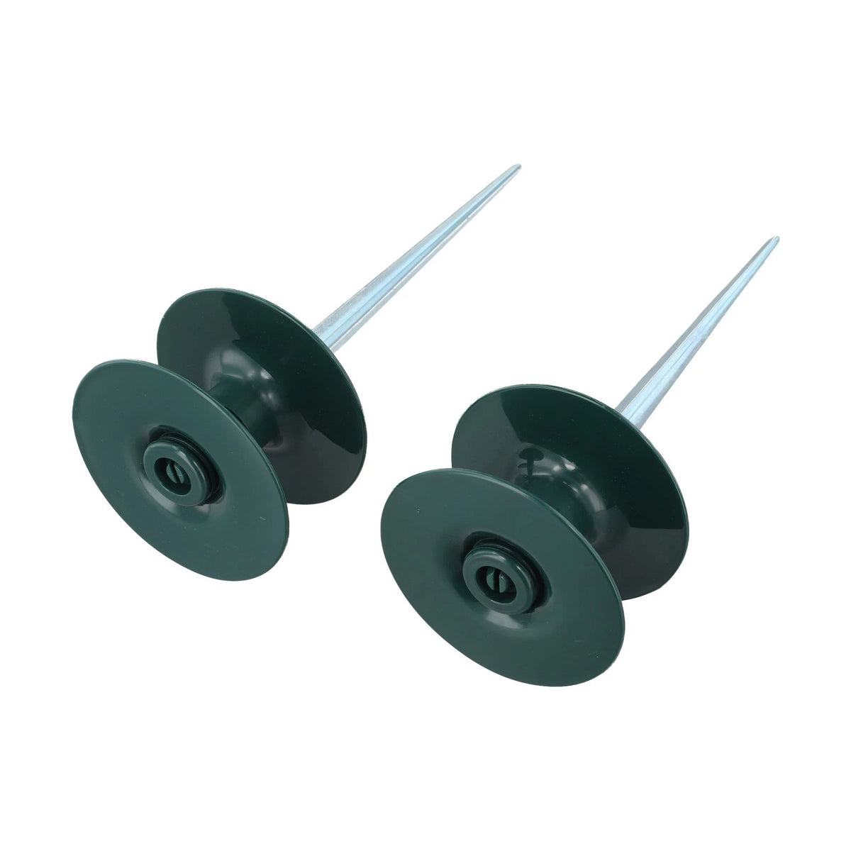 2X Garden Hose Smooth Roller Guide with Heavy Duty Metal Spike