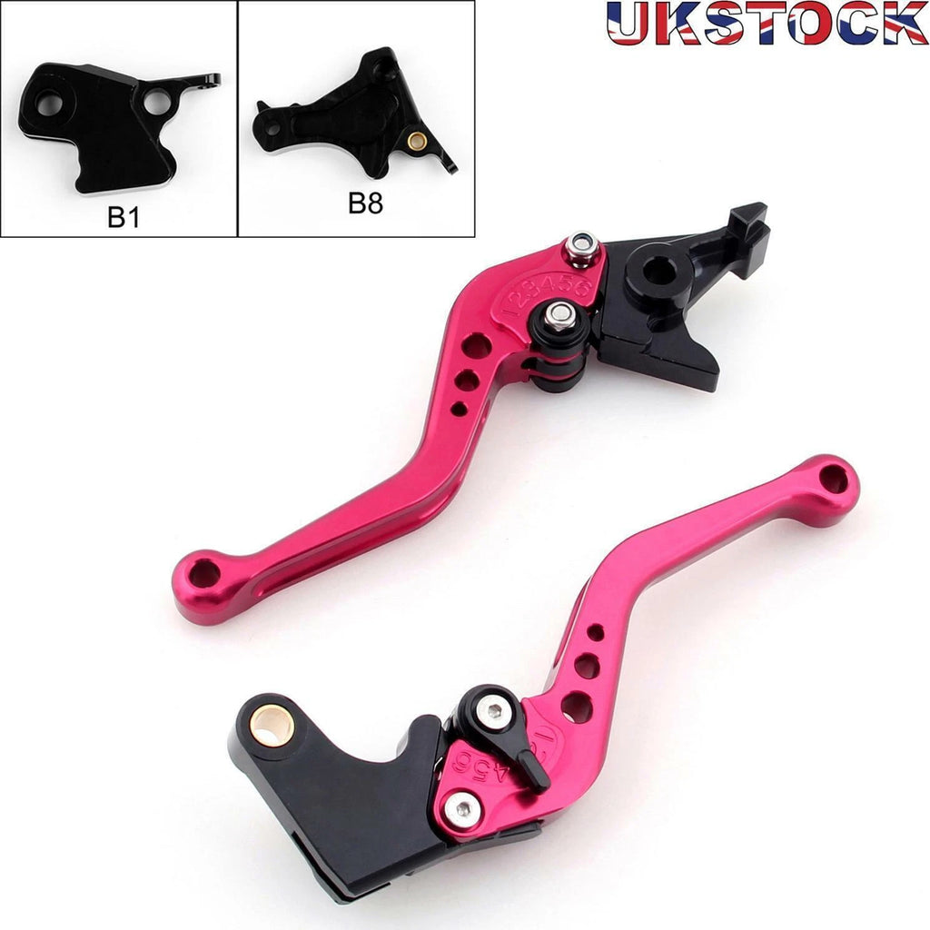 Short Brake Clutch Levers for BMW F800S F800ST F800GS F650GS F800R (2006–2013) Red T9