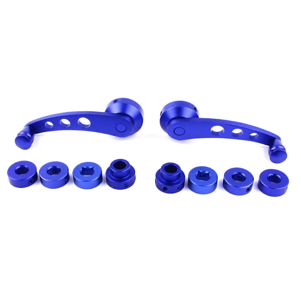 2X Universal Aluminum Alloy Window Crank Handle - Blue