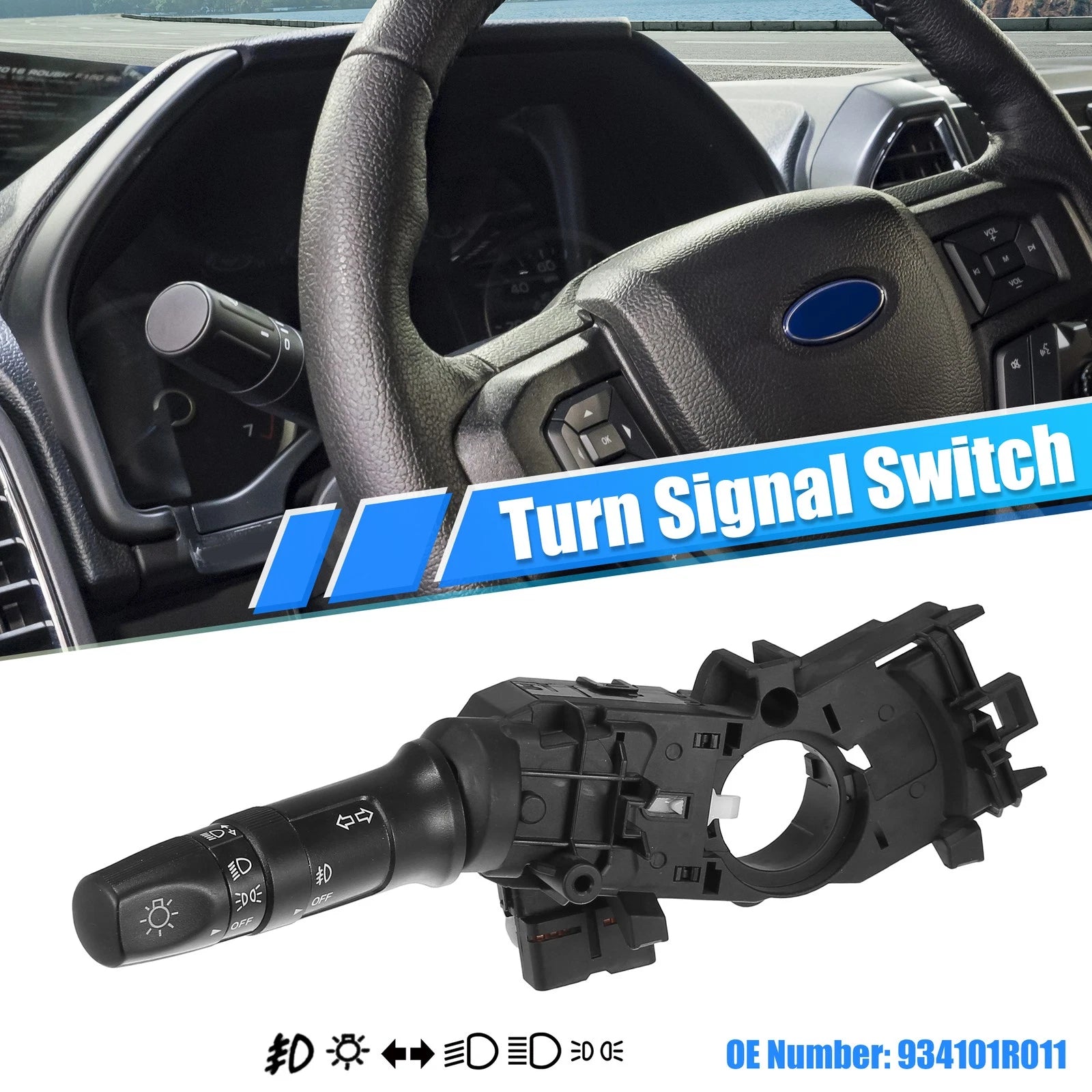 Multifunction Turn Signal Windshield Wiper Switch Replacement for Hyundai Accent (2015–2015)