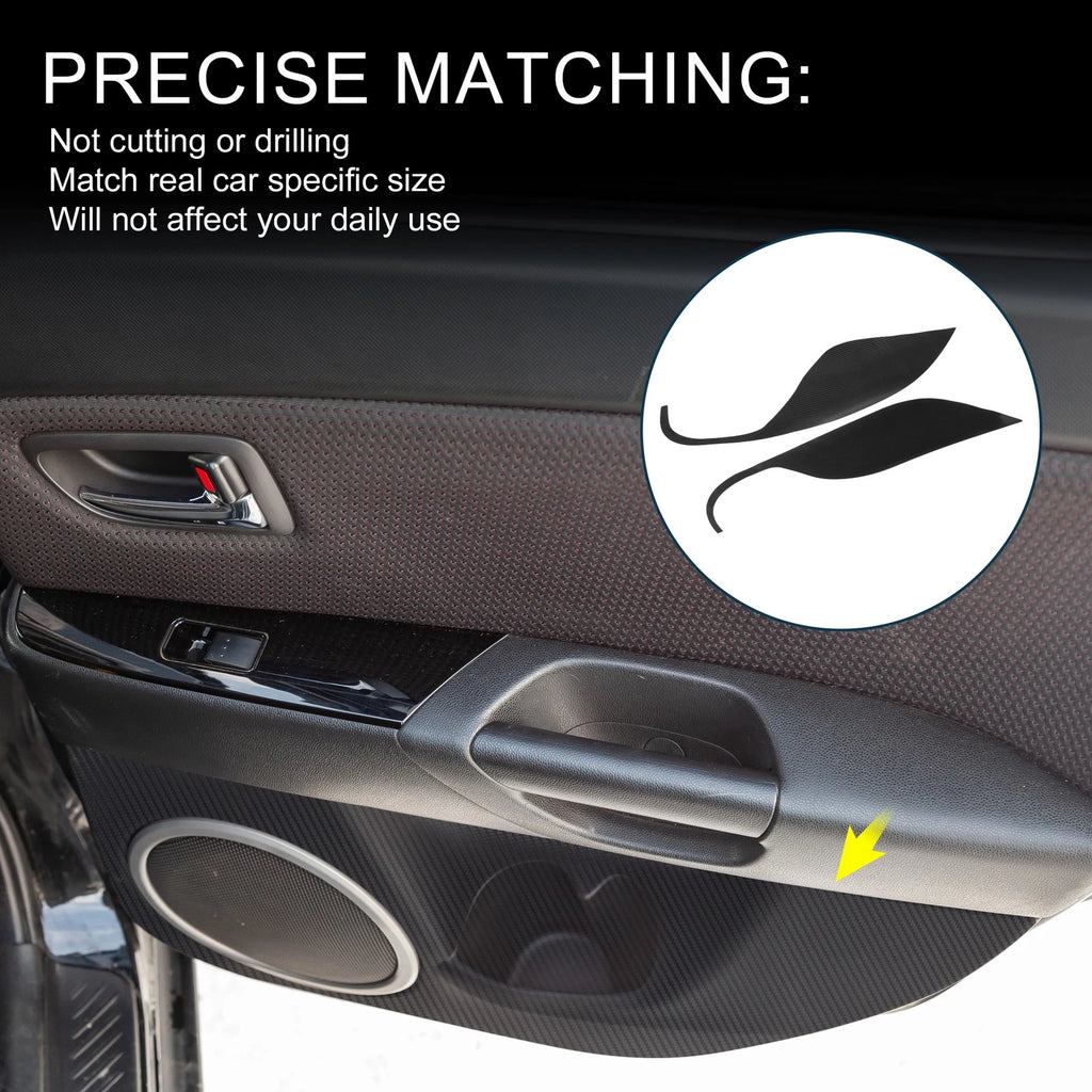 Door Kick Guard for Mazda 3 Axela 2014–2016 Front Rear Driver Passenger