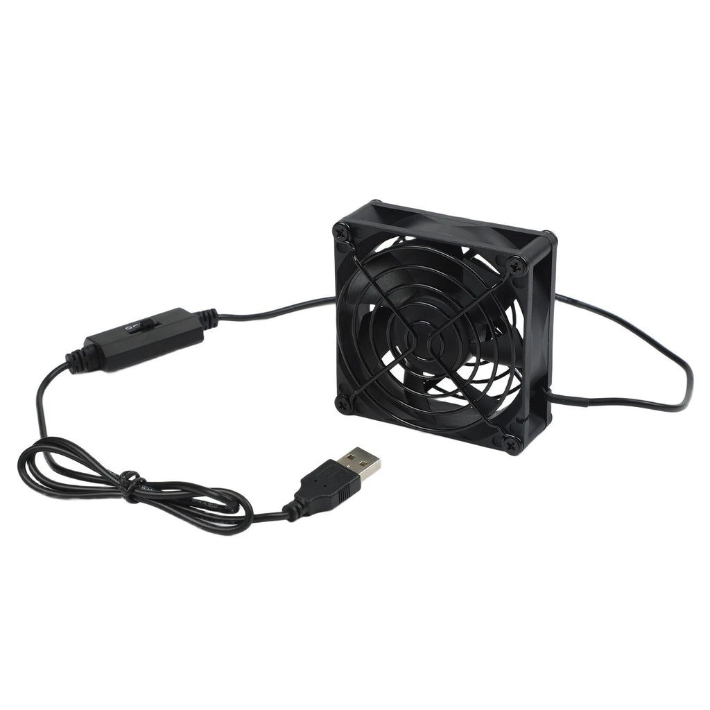 USB Fan 5V with 3 Speeds for Routers, Laptops, Computers