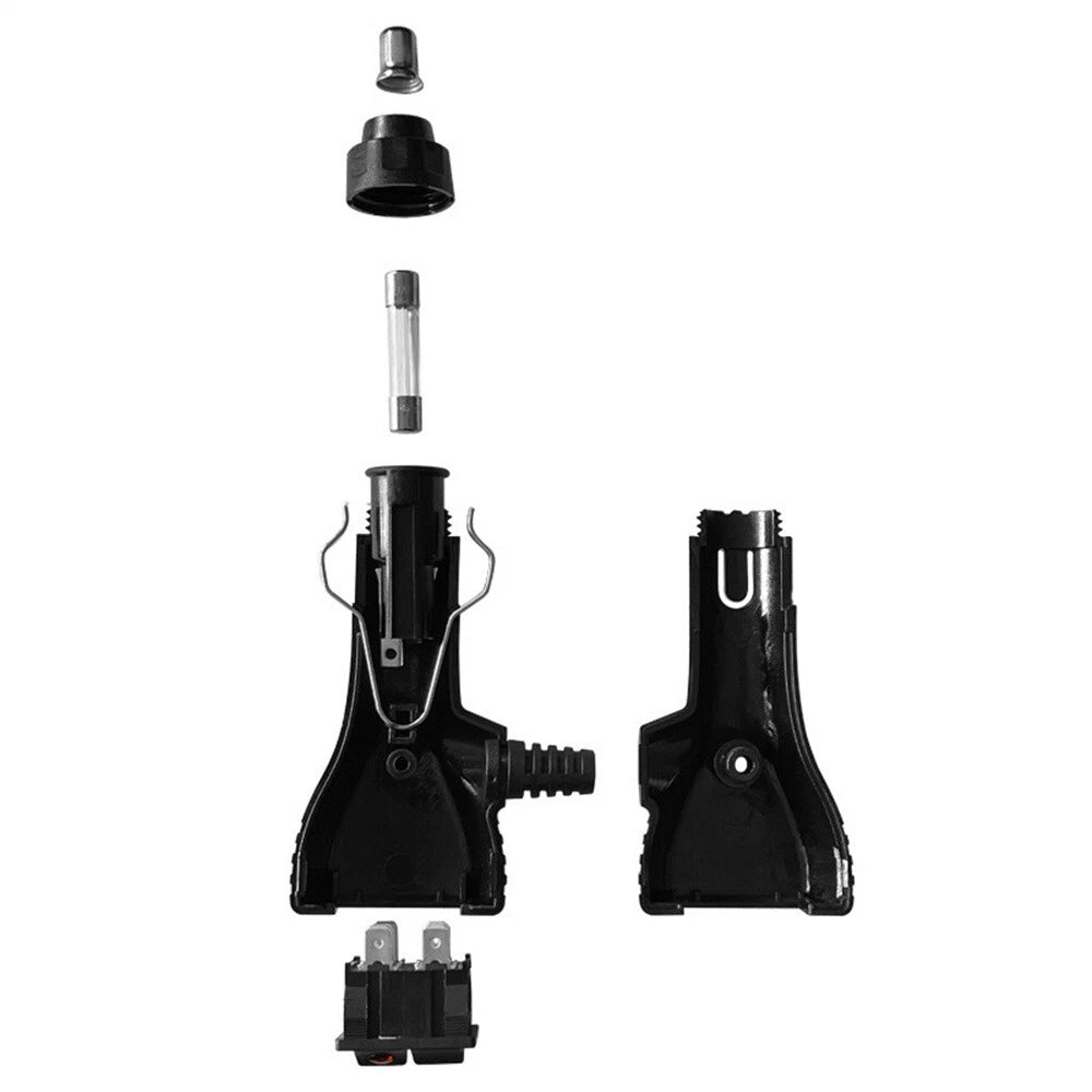 12V DC Car Cigarette Lighter Adapter Momentary Switch