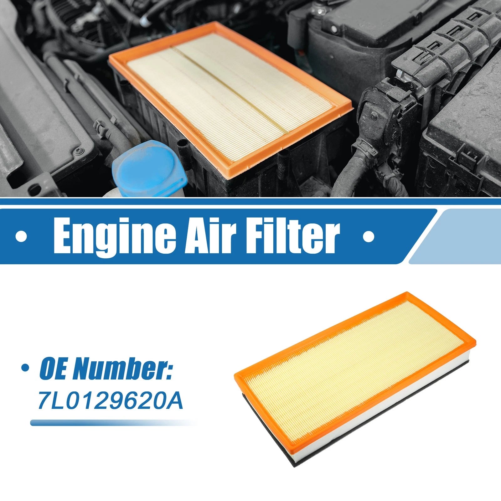 Engine Air Filter Replacement for Audi Q7 and VW Touareg 3.6L V6 (2007–2015)