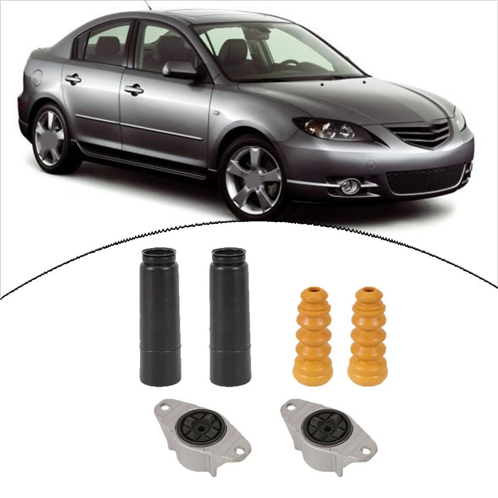 Rear Strut Mount Kit 31387362 Includes Upper Mounts Bump Stops for Mazda 3 C30