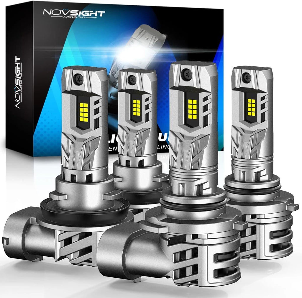 9005 H11 Combo LED Headlight Bulbs Kit for