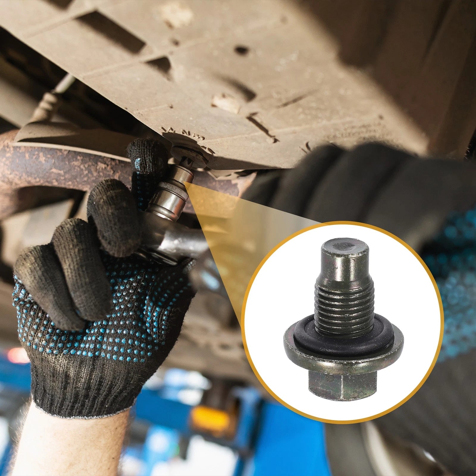 Oil Drain Plug Pan Thread Repair Kit for Ford F150 (1990–2020)