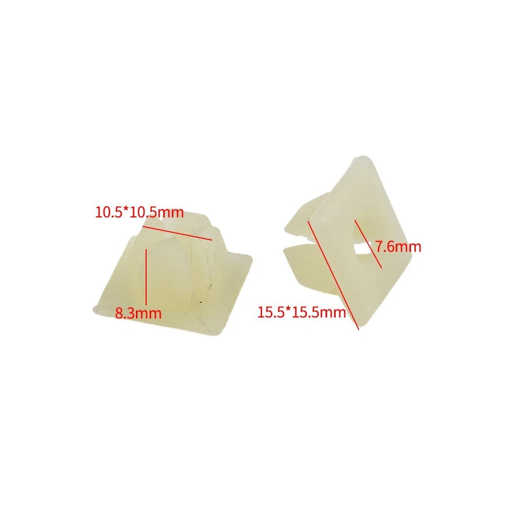 50PCS Bumper License Plate Nut Bracket Clips for