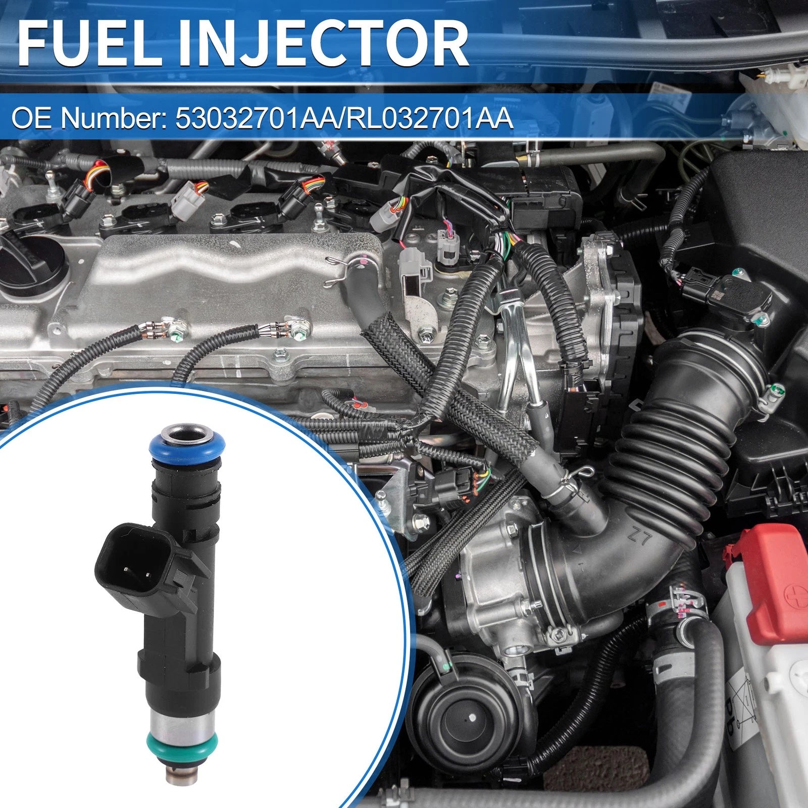 Fuel Injector Replacement for Dodge Durango 3.7L (2004–2009)