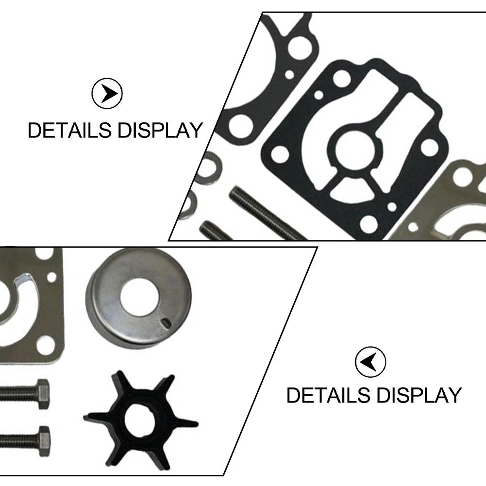 Water Pump Impeller Kit for Marine Applications (Direct Replacement)