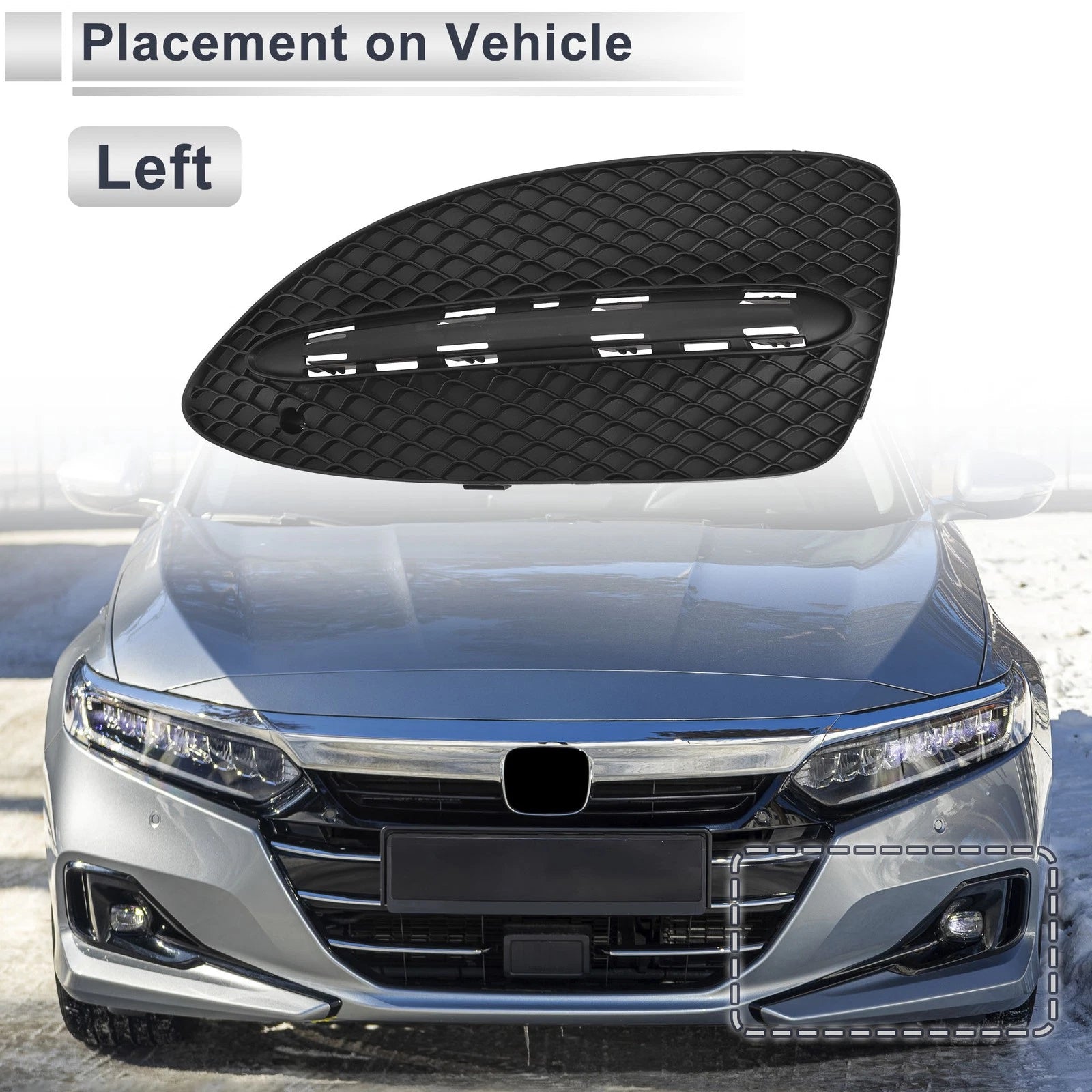 Front Left Fog Light Grill for Mercedes-Benz W242 (2013–2018)