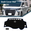Dashboard Dash Cover Mat Replacement for Toyota Vellfire (2008–2015)