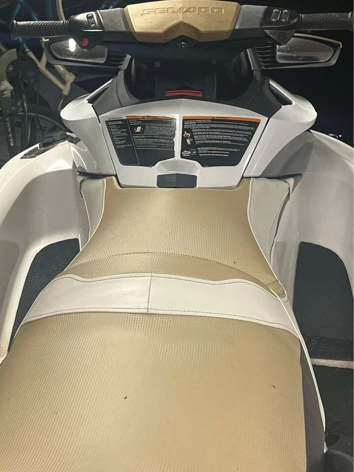 Seat Cover for Seadoo GTX (2009–2015) - Gold White Black, Blacktip