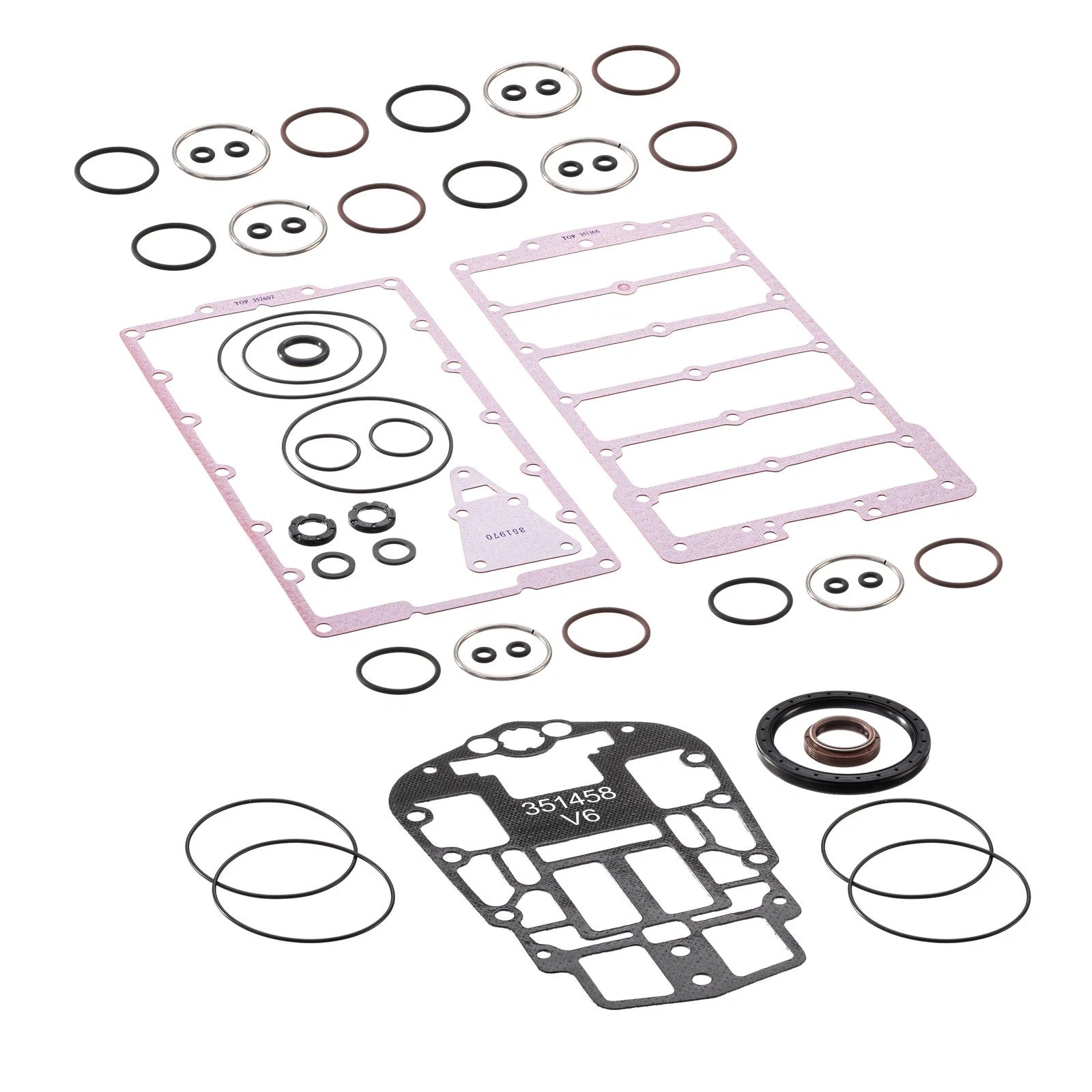 Powerhead Piston Gasket Rebuild Kit for Johnson Evinrude 150-200 HP (E-Tec)