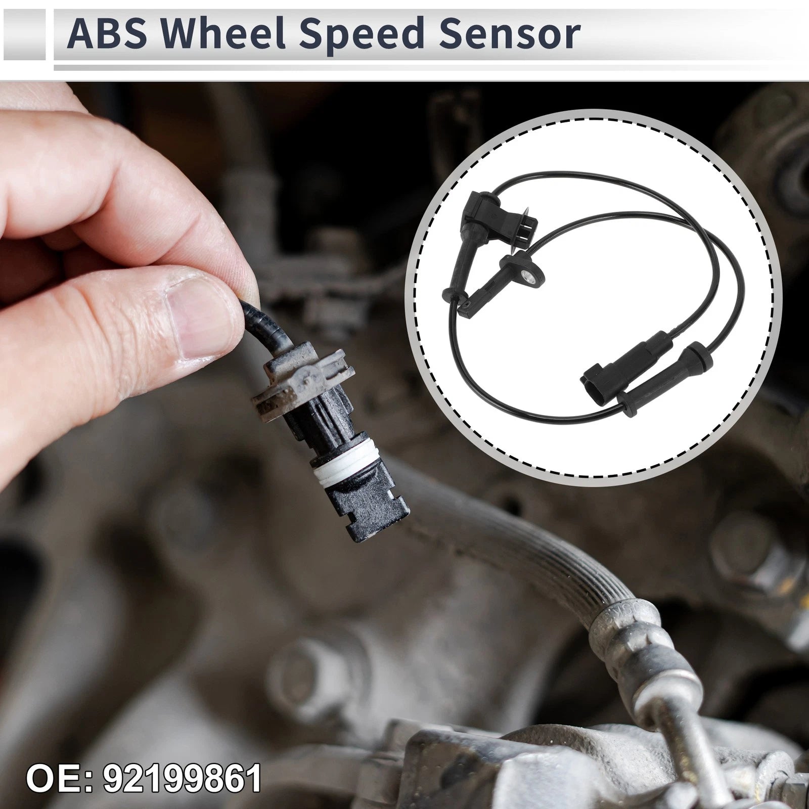 ABS Wheel Speed Sensor Replacement for Chevrolet Camaro (2010–2015) Front