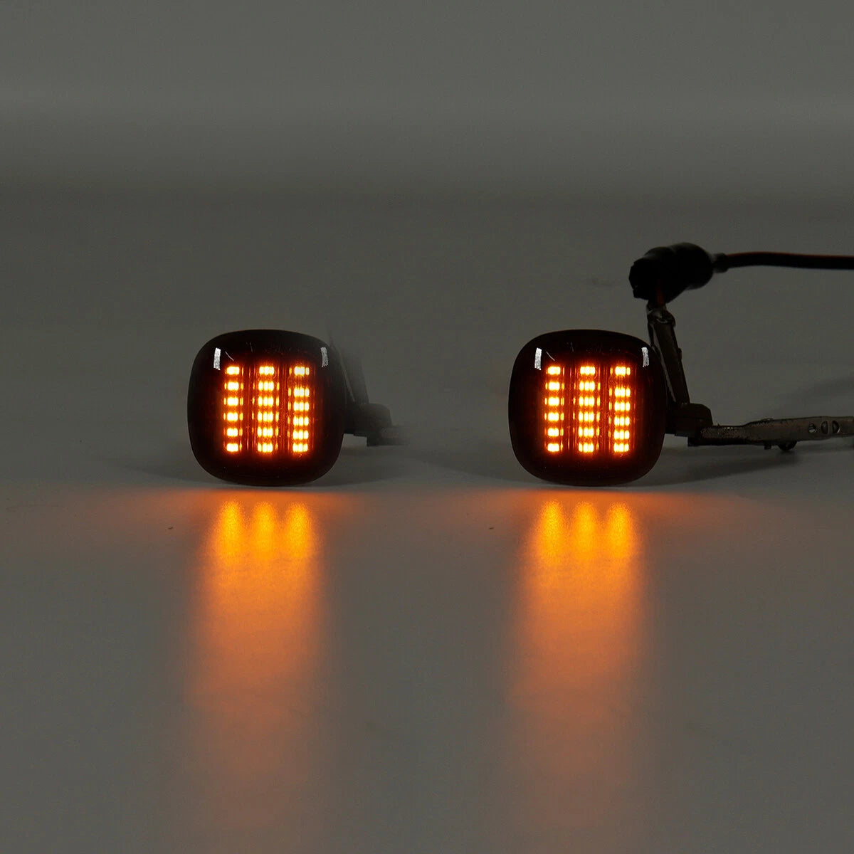 2X Smoked LED Turn Signal Side Marker Light Amber for Audi A3 A4 A8 (1996–2006)
