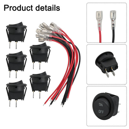 Round Rocker Switch for Vehicle Applications