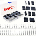 620Pcs Wire Terminal Connector Kit for Electronics Projects