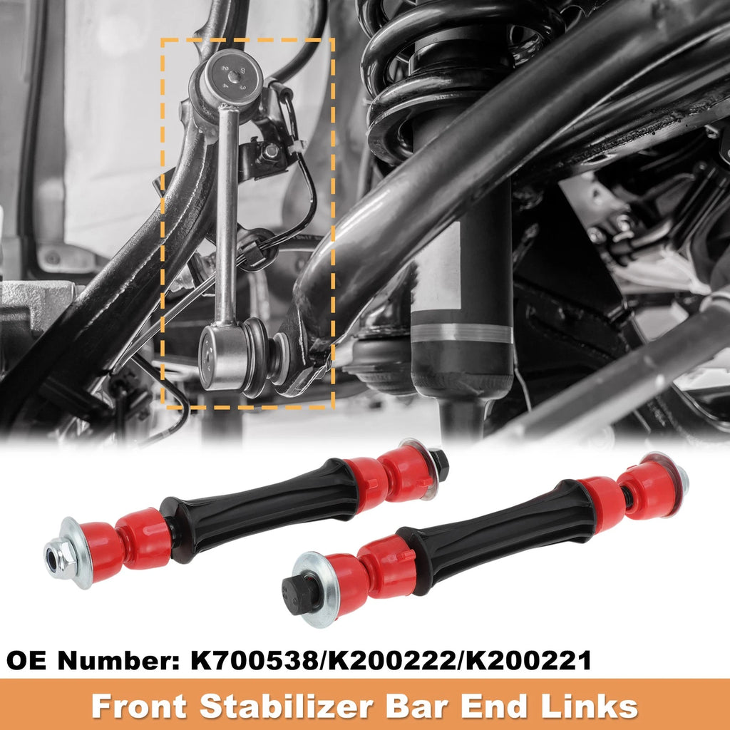 Front Sway Bar Links Bushing Replacement for Chevy Silverado GMC Sierra (2007–2013)