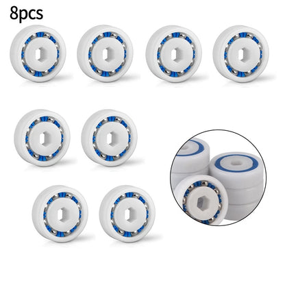 Set of 8 Wheel Engine Bearings for Quick Connect (Compatible with )