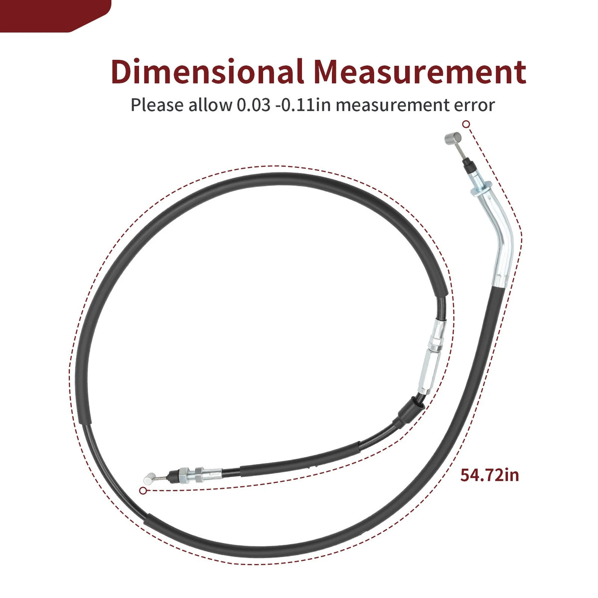 Brake Cable for Yamaha Rhino 700 YXR700F 4x4 (2008–2013)