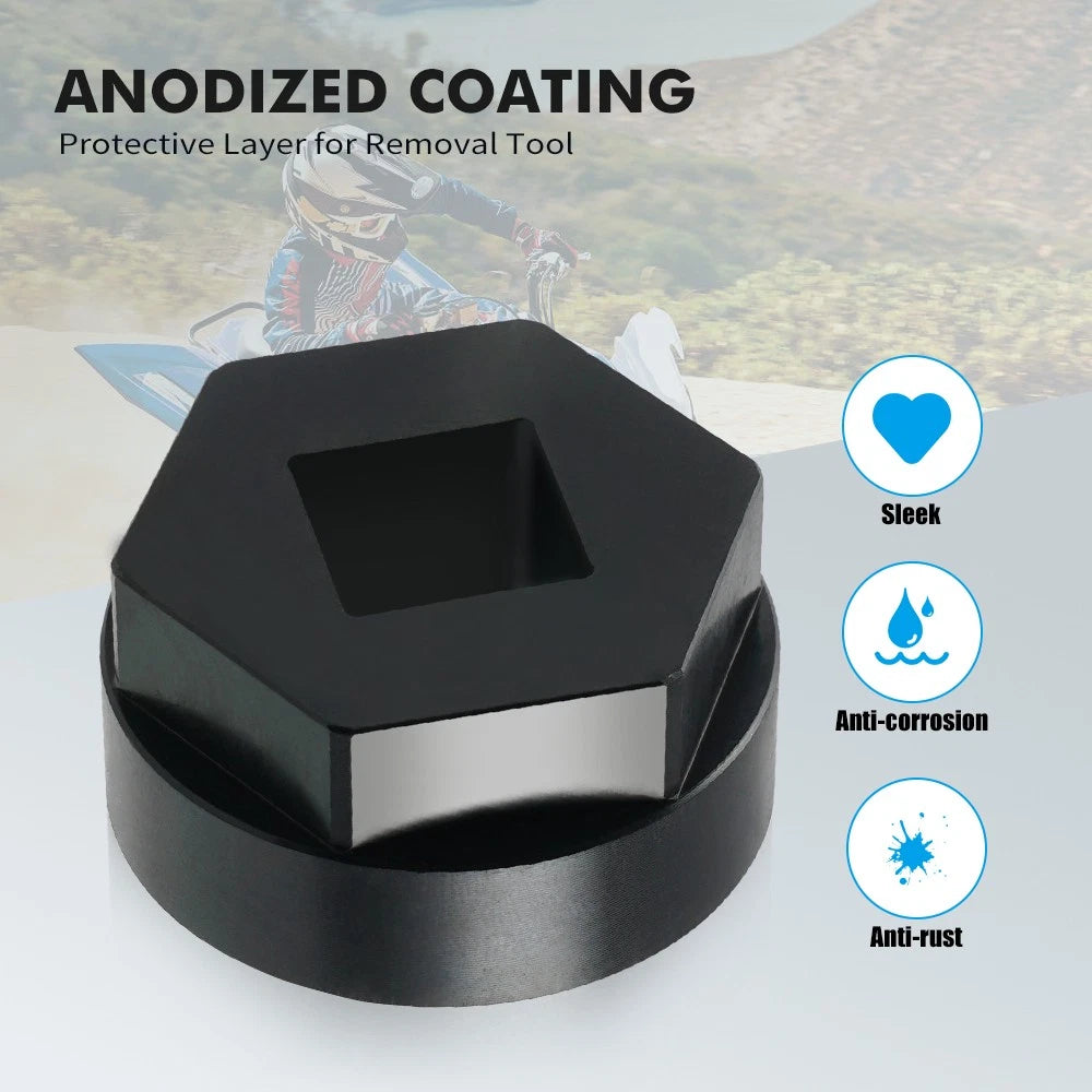 Steering Stem Bearing Nut Removal Tool for Yamaha YFZ450 (2004–2009, 2012–2013)