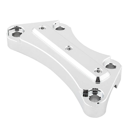 Chrome Handlebar Clamp Risers for Harley Touring (1997–2019)
