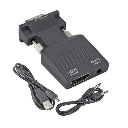 VGA to HDMI Adapter with Audio for PC to TV